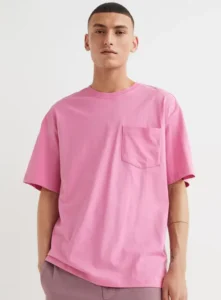 Soft Pink Oversized T-Shirt for Women
